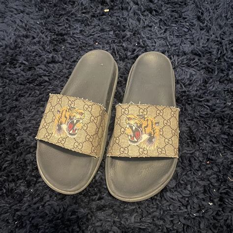 gucci loafers in slides|gucci slides size 11.